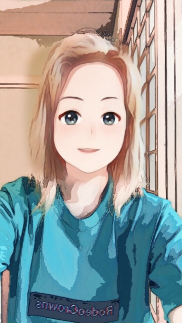 私の漫画顔です