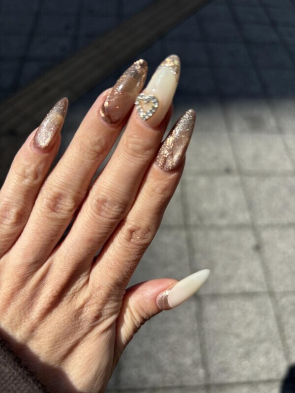 ネイルやってきたお♡