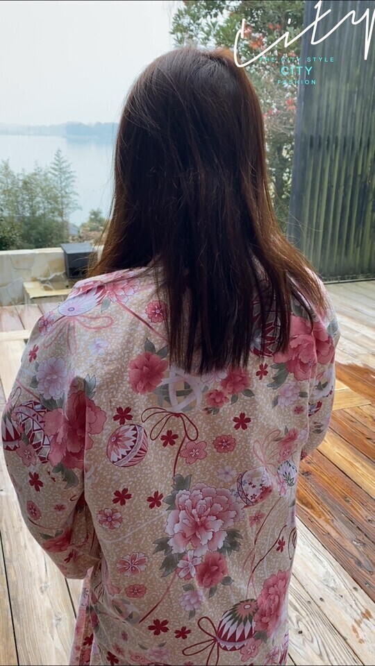 オキニの浴衣