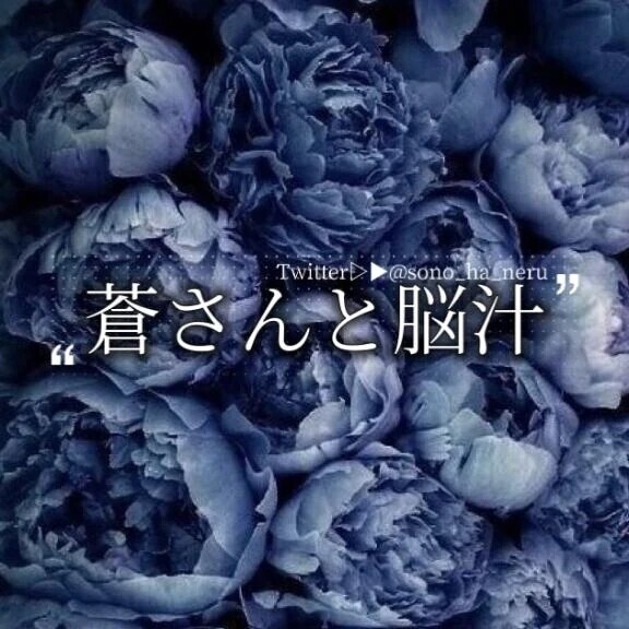 蒼さんと脳汁