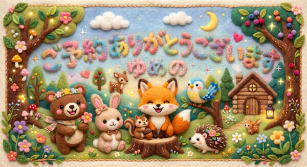 ご予約ありがとうございます🙇‍♀️