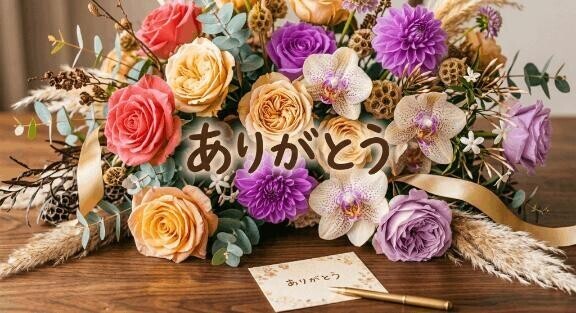 お礼?