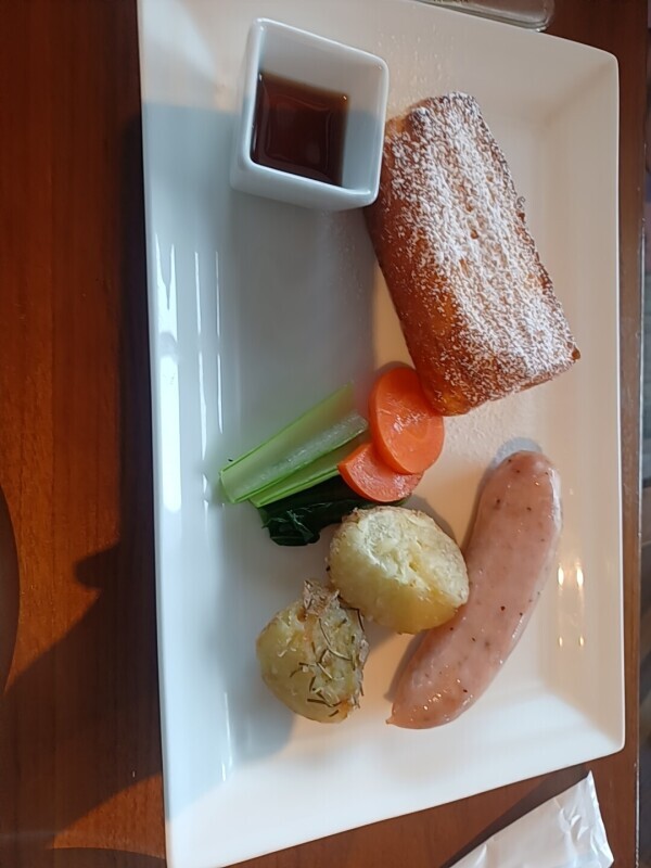 コンビニの中で…
