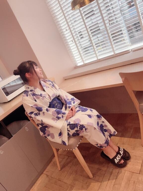 【浴衣出勤すればよかった、】
