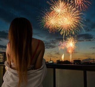 🎆 夜はまだまだ長いよ…♡
