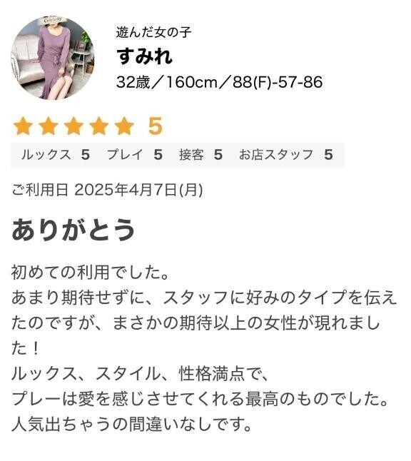 クチコミありがとうございます💖
