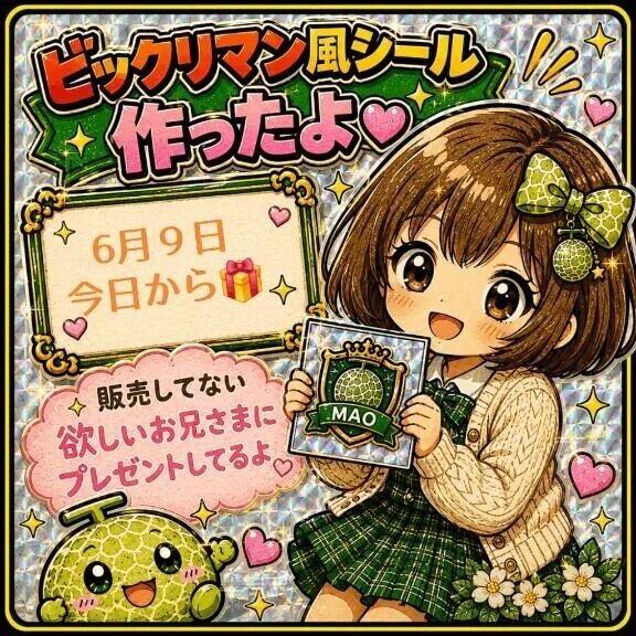 例の…新作できたよ🙈✨