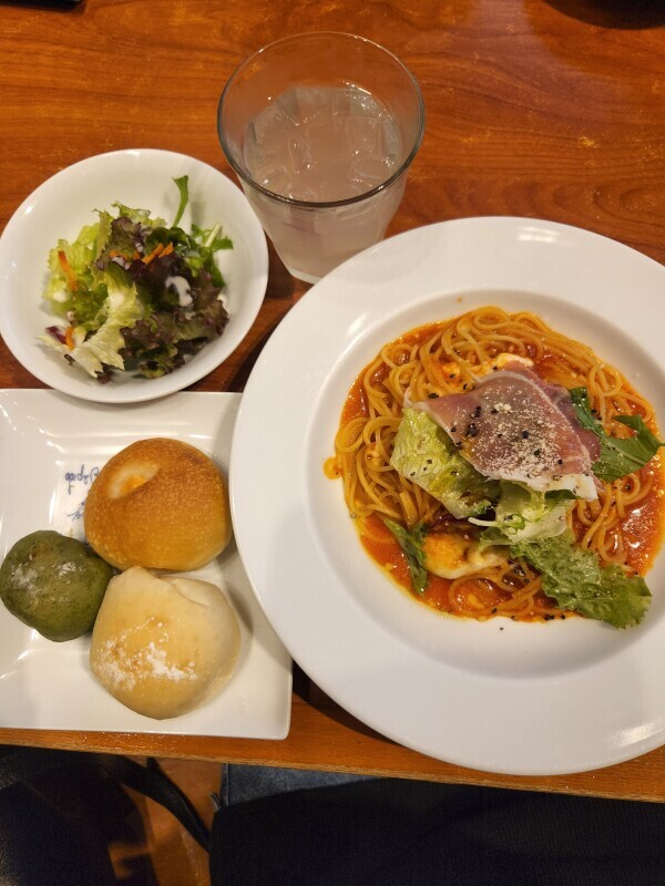 ランチパスタ🍝美味しかったです