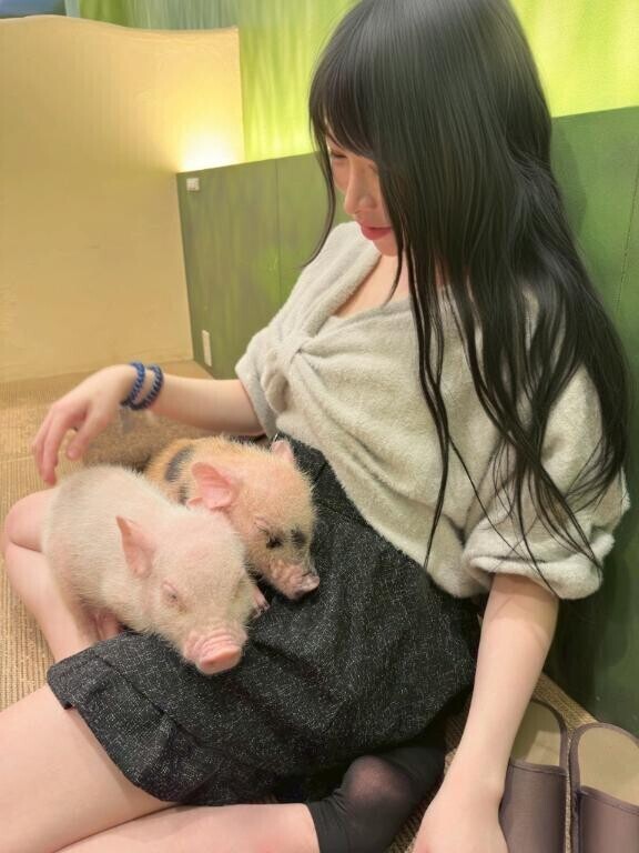 ?ミニブタカフェ?