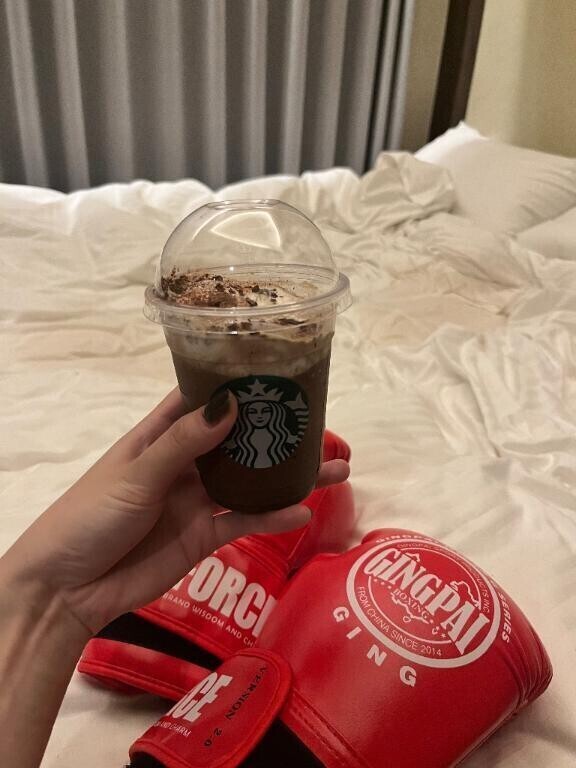 格闘の後には甘いもの