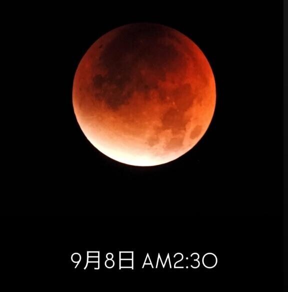 昨日の皆既月食???