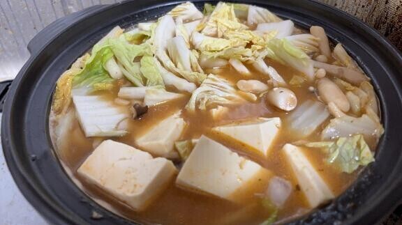 とんこつ味噌の鍋???