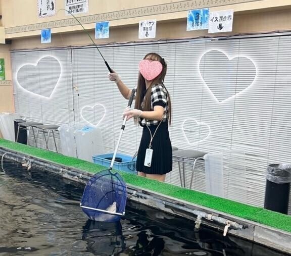 プライベートで釣り?