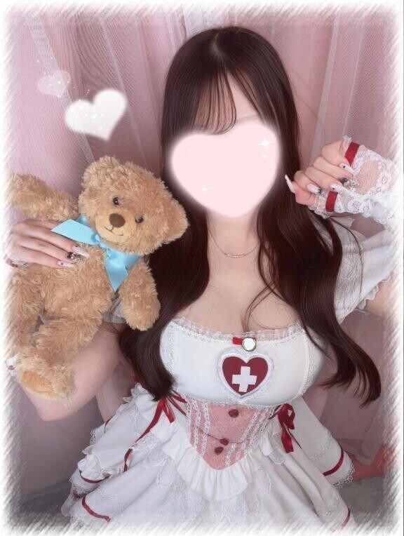 透明なハートがピンクに染まる瞬間??