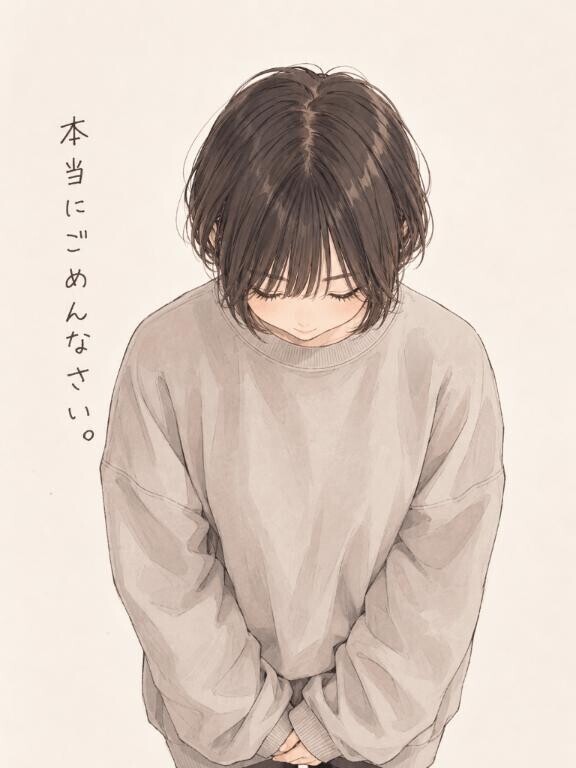 マジでsorry...
