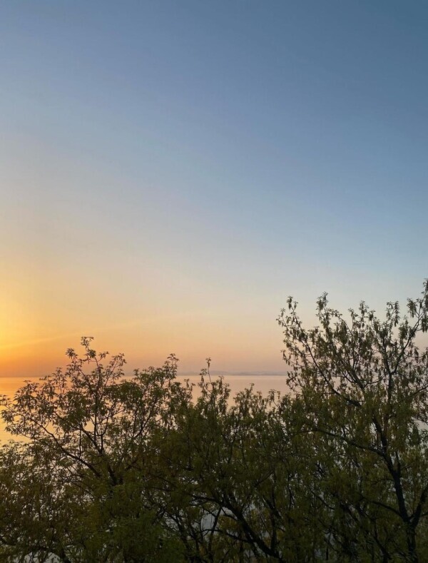 夕暮れ