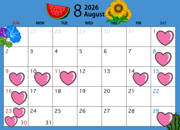 🫧出勤しました＆8月の予定です🫧