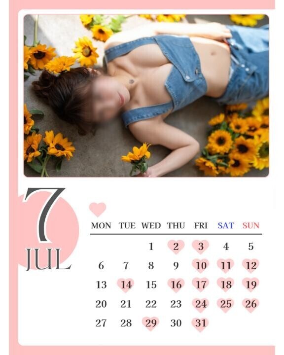 🍑7月ご案内状況🗓️と姫予約について🌻