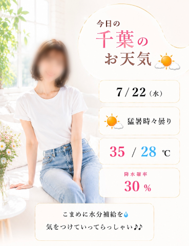 🍑限定⏳桃瀬のお天気予報🌻
