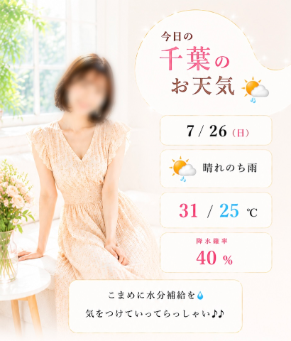 🍑限定⏳桃瀬のお天気予報🌻