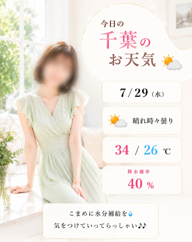 🍑限定⏳桃瀬のお天気予報🌻