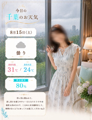 🍑限定⏳桃瀬のお天気予報🌻