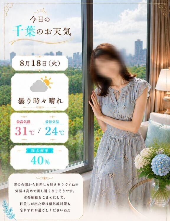 🍑限定⏳桃瀬のお天気予報🌻