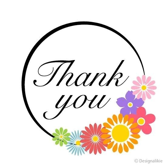 お礼♡