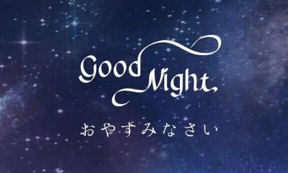 おやすみなさい🌙