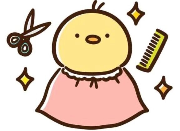 明日は美容室✨