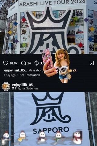 嵐を追いかけて…札幌へ幸せすぎて胸いっぱい☆