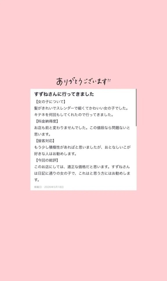 【お礼写メ日記】