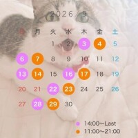 9月の予定表です🐱💖