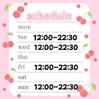 スケジュール🗓🍒