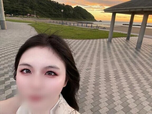強風に負けず、夕日を見に行ってきたよ🌇🌅