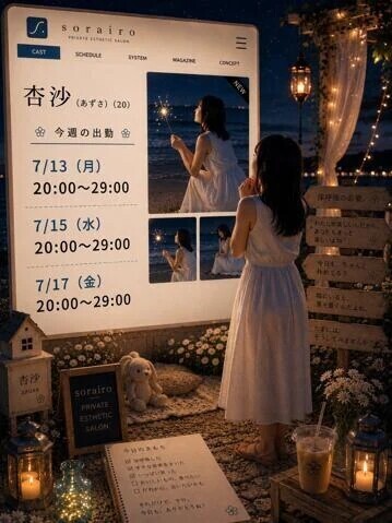 今週の出勤状況　杏沙さん