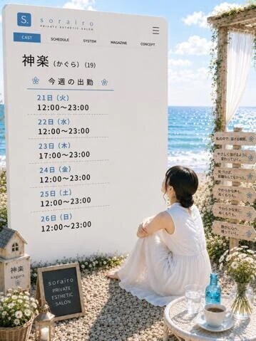 今週の出勤状況　神楽さん
