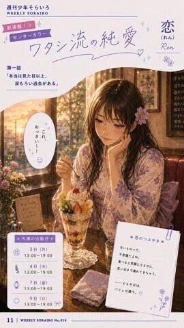 今週の出勤状況　恋さん