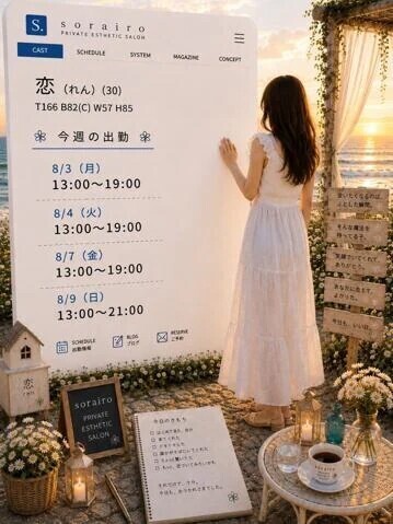 今週の出勤状況　恋さん