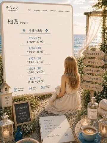 今週の出勤状況　柚乃さん