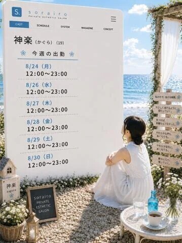 今週の出勤状況　神楽さん