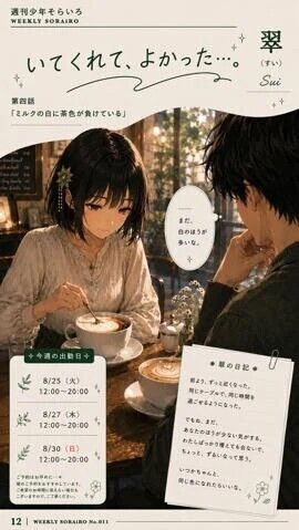 今週の出勤状況　翠さん
