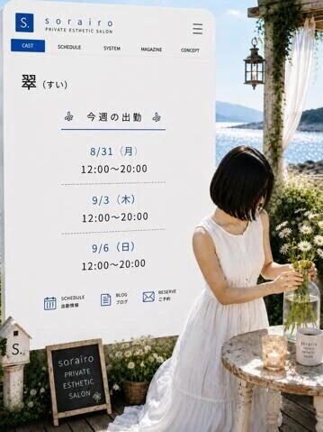 今週の出勤状況　翠さん