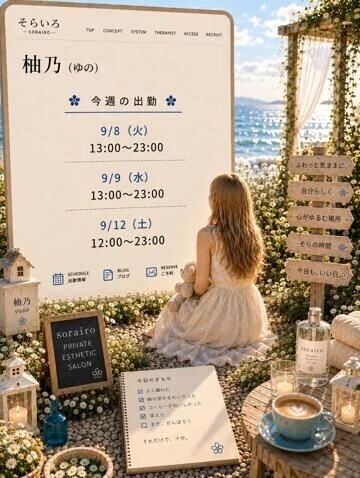 今週の出勤状況　柚乃さん