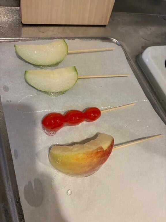 固まるの待ち🍎