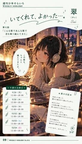 今週の出勤状況　翠さん