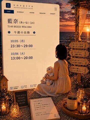 今週の出勤状況　藍奈さん