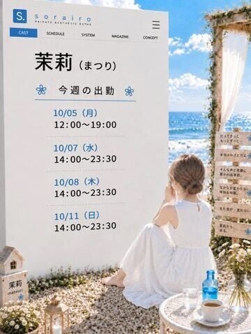 茉莉さんスケジュール