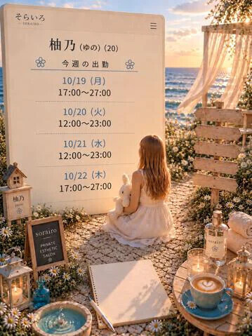 今週の出勤状況　柚乃さん
