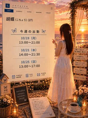 胡蝶さんスケジュール